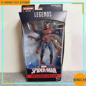 6 Inch Originale Marvel Legends Spider Man Dublura Spider Man Acțiune Figura Șase Brațe Spiderman Figurine Model De Păpușă Jucărie Cadouri