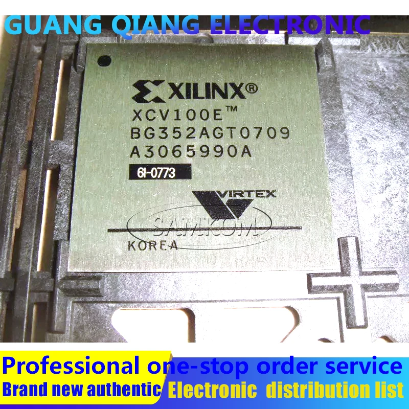 1BUC XCV100E-6BG352I IC FPGA 196 I/O 352MBGA0