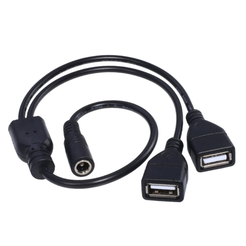 1Pack USB pentru Cablu de Alimentare USB de sex Masculin la 5.5 .1mm de sex Feminin 5V Putere Plug Butoi Conector de Încărcare Cablu de Încărcare Dropship0
