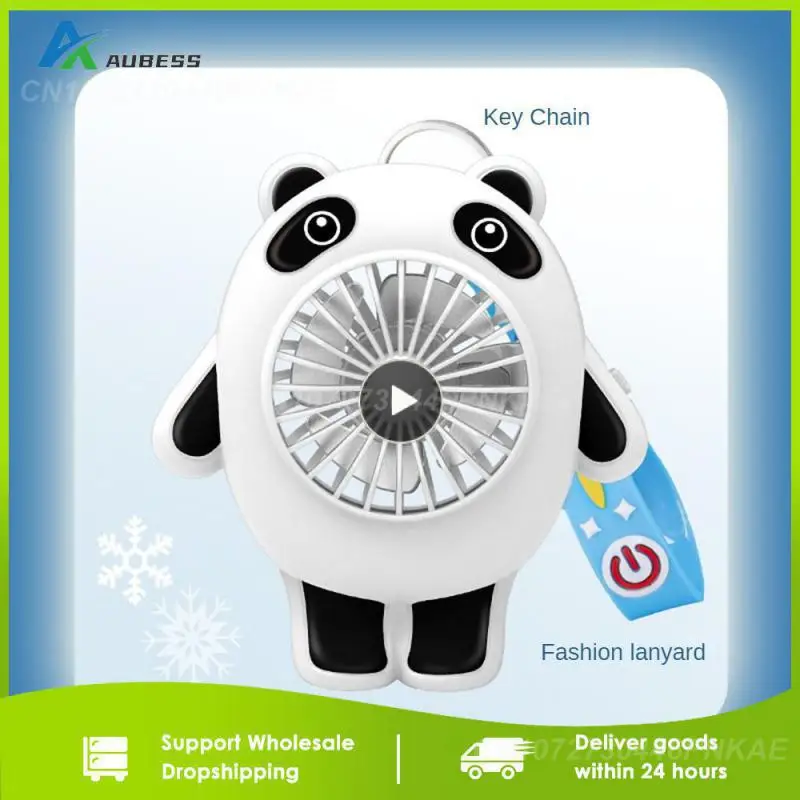 1~10BUC Panda Fan durată de Viață Mai lungă Robust Și Durabil Usb Fan de Încărcare Breloc Interesant Și Creativ, Drăguț Stil0