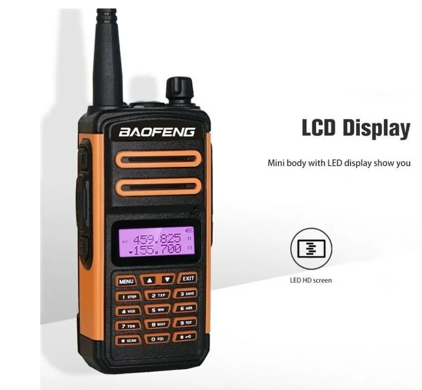 2 buc Baofeng BF-S5plus - TRIBAND watt 8 totală de 2 RADIO VHF/UHF136-174Mhz&400-520Mhz Dual Band Două fel de radio scanner de poliție0