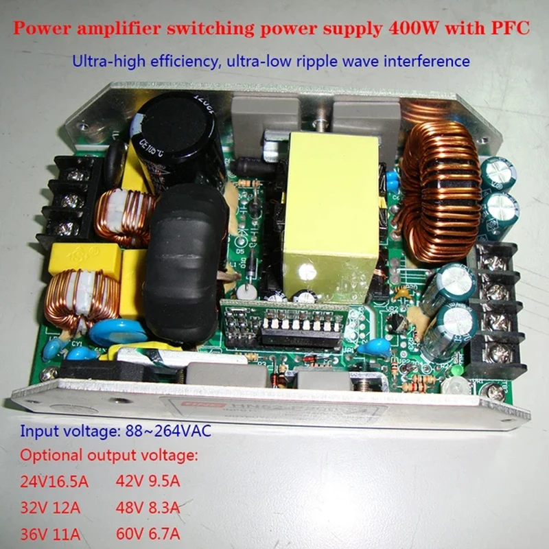400w 32V DC 24V 48V Reglementate Filtru TAS5630 TPA3255 Amplificator Audio de Mare Putere de Aprovizionare Redus de Unda Comutator Mut cu PFC0