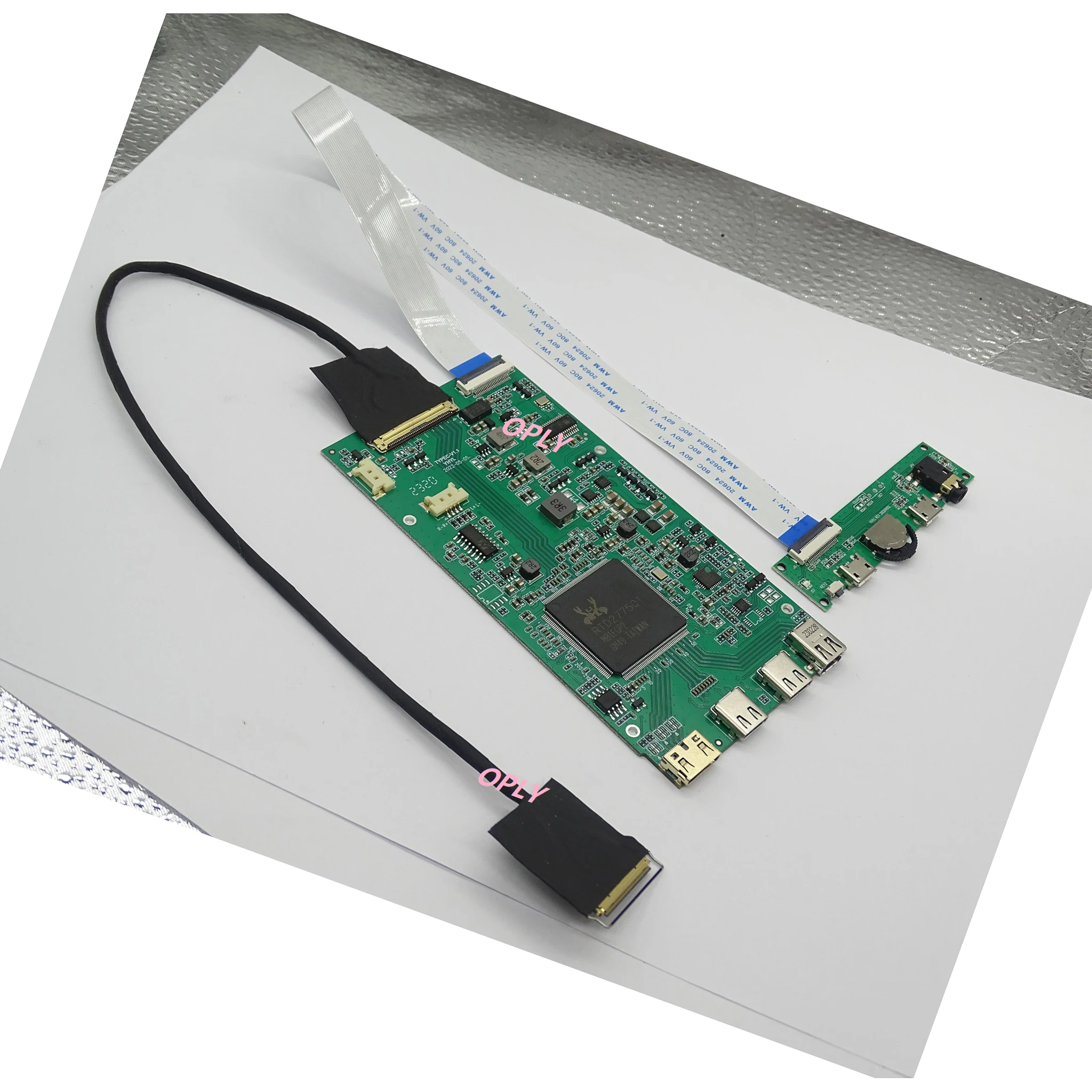 4K EDP controller kit Type-C 2 mini HDMI-compatibil pentru B173QTN01.0 B173QTN01 B173QTN01.1 2560X1440 panou LED cu Ecran 2K 120HZ0