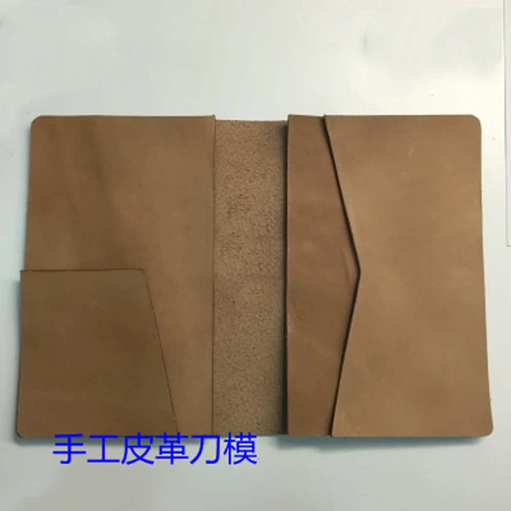 5pcs designer de șablon pielărie pașaport acoperi geanta de voiaj mor de tăiere cuțit mucegai mașină de mână pumn instrument deri el aletleri0