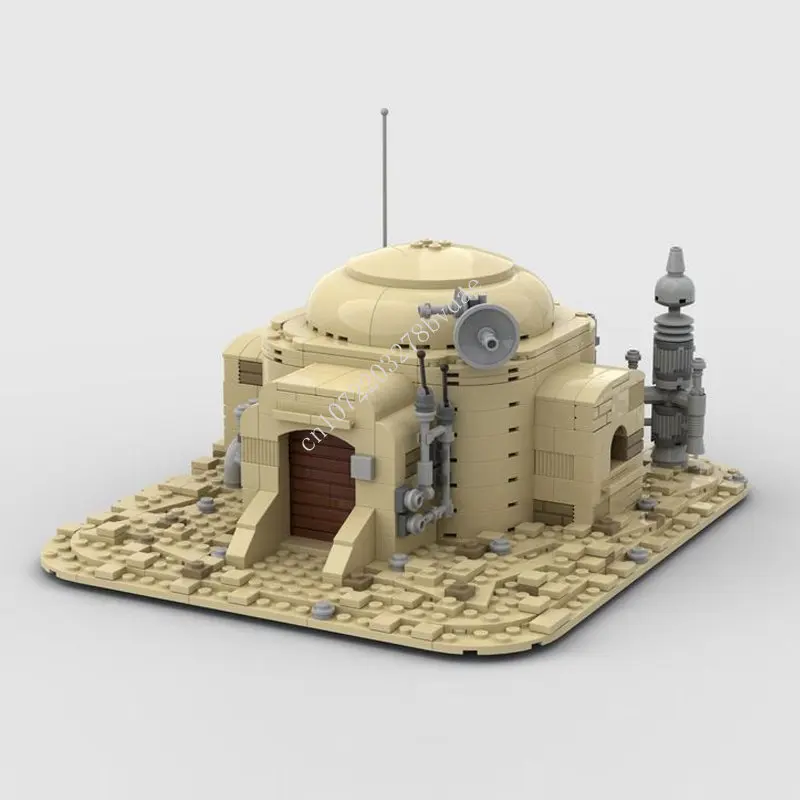 741PCS MOC Luptă Spațiu Modular Tatooine Casă Oraș în Deșert Model Blocuri Tehnologie Caramizi Creative Assembly Jucarii si Cadouri0
