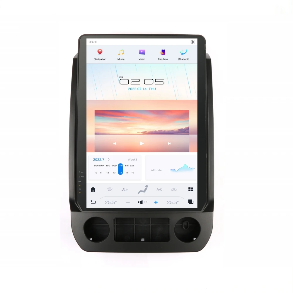 8+128G Tesla Ecran Multimedia Player Pentru Ford F150 2015 - 2020 Android Radio Auto Audio Stereo de Navigare GPS Unitate Cap Carplay0
