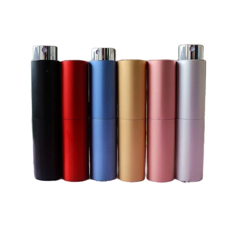 8 ML 20buc/lot Mat Goale de Parfum Spray Sticla, Elegant, din Aluminiu, Parfum Pulverizator, Șurub Design DIY Parfum Container de unică folosință0
