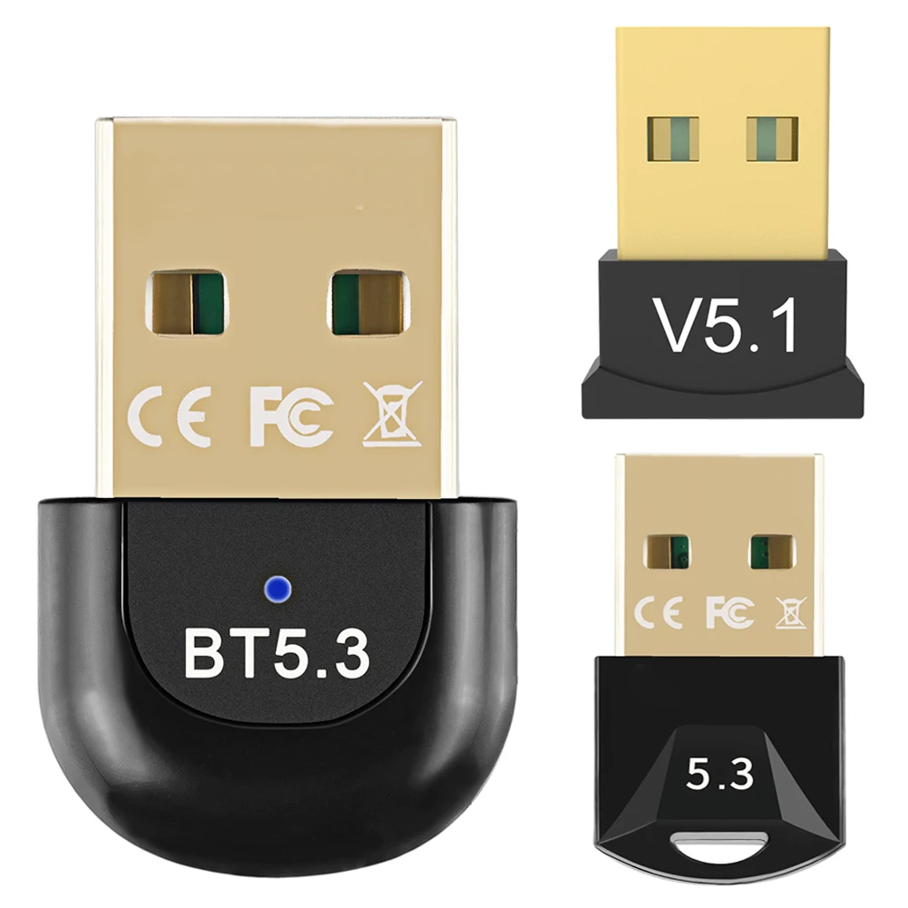 Adaptor Bluetooth USB fără Fir Transmițător Receptor pentru Desktop PC Bluetooth 5.3 Vorbitor Mouse-ul Tastatura Muzica Transmițător Audio0