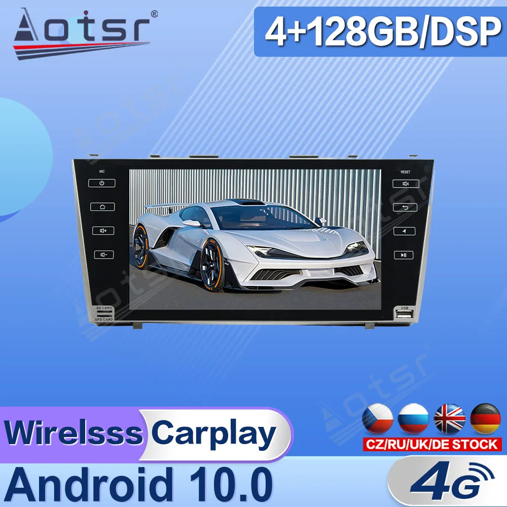 Android 10 Pentru Toyota Camry 2007 2008 - 2011 Bandă Radio Recorder Video Auto Stereo Multimedia Player Navigatie GPS Cap Unitate DPS0