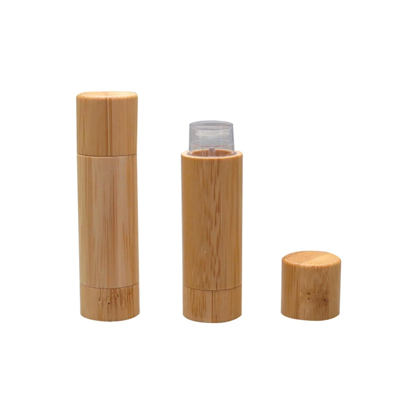 Bambus Balsam De Buze Recipiente Goale De Lemn Ruj Recipient Tub De Lemn Stick Buze Ambalare În Tuburi, Sticlă De Îngrijire A Pielii Cosmetice De Ambalare0