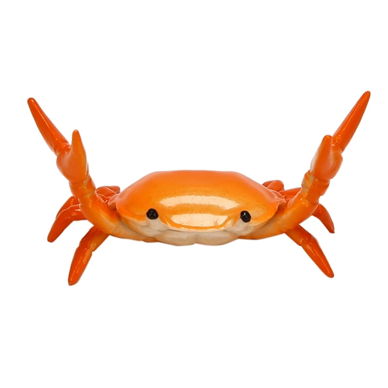 Creative Drăguț Crab Stilou Titularul De Haltere Crabi Toc Suport Raft De Depozitare Cadou De Papetărie Portocaliu0