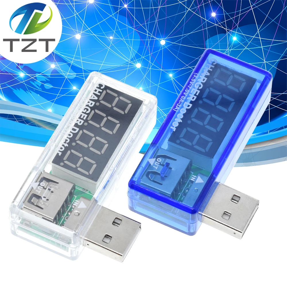 Digital USB de Putere Mobil de încărcare curent Tester de tensiune Metru Mini USB charger doctor voltmetru ampermetru LED display0