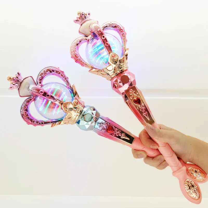 Fete Bagheta Magica Jucarii Cosplay Electric Amuzant Armă Cu Muzica Pretinde Joc Printesa Regina Magician Stick De Magie, Jucarii Copii0