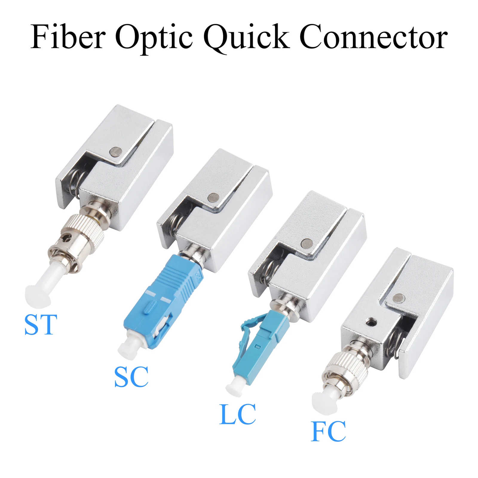 Fibra Optica Conector Rapid UPC FC, LC, SC, ST Masculin Single-mode Mutilmode Pătrat Captură Rapidă Adaptor Convenabil Teren de Asamblare0