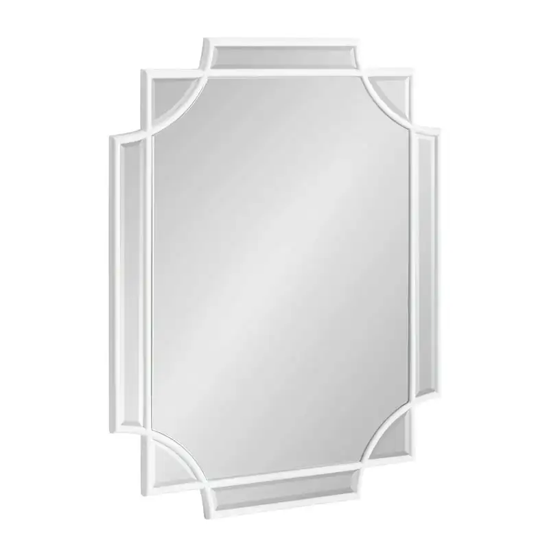 Glam Oglindă de Perete, 18 x 24, Alb, Boho - Decor pentru Perete0