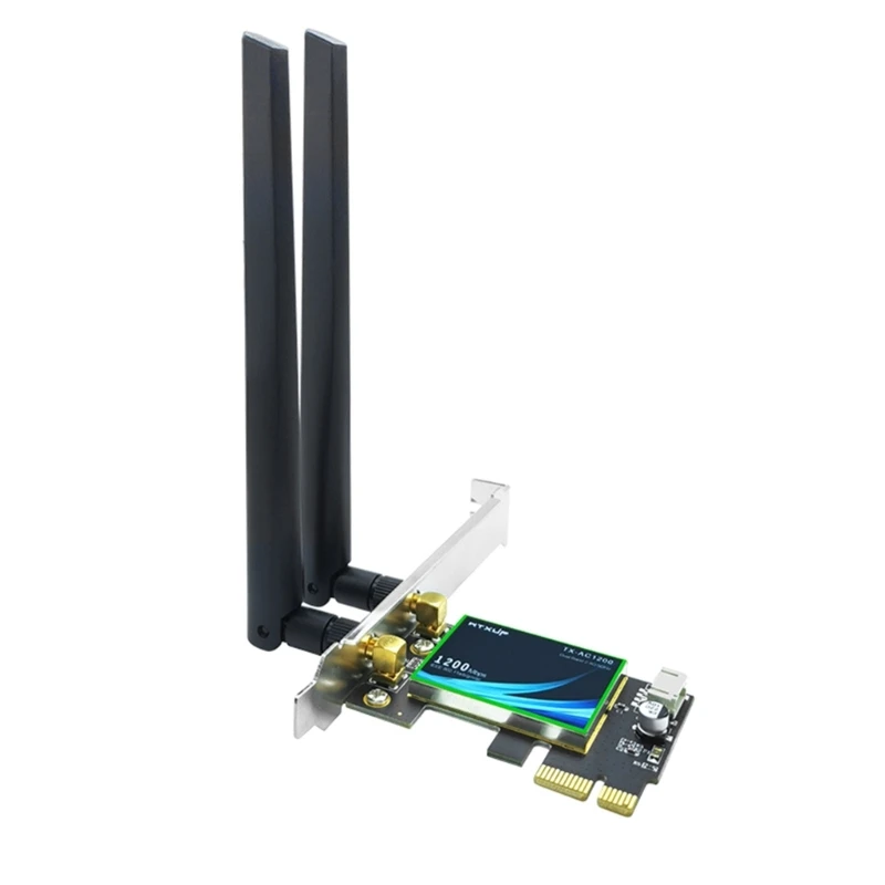 H4GA PCIE placa WIFI 1200Mbps Adaptor Wireless Bluetooth-compatible4.0 PCI-E0