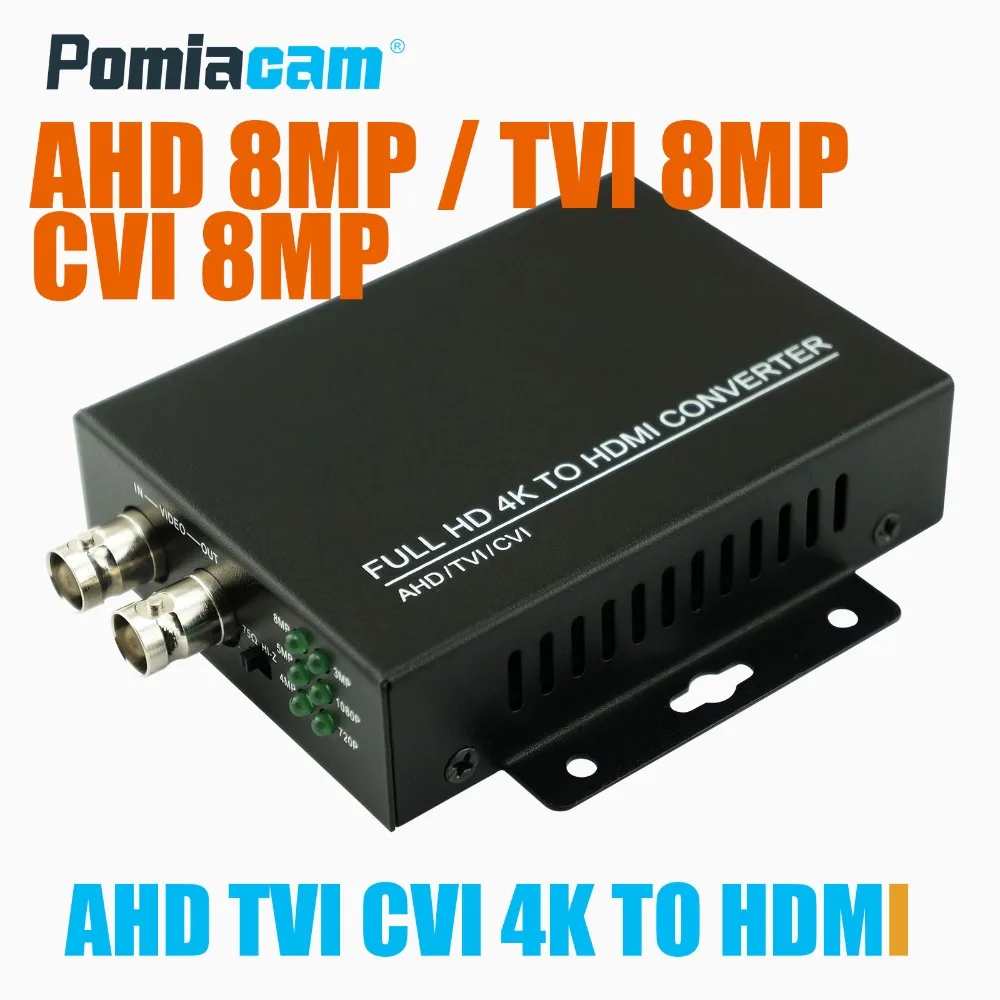 HDC-ADH Full HD 4K CVI/TVI/AHD+CVBS la HDMI Convertor Auto de Recunoaștere 4K 720P/1080P TVI AHD CVI 8MP CVBS la HDMI Convertor0