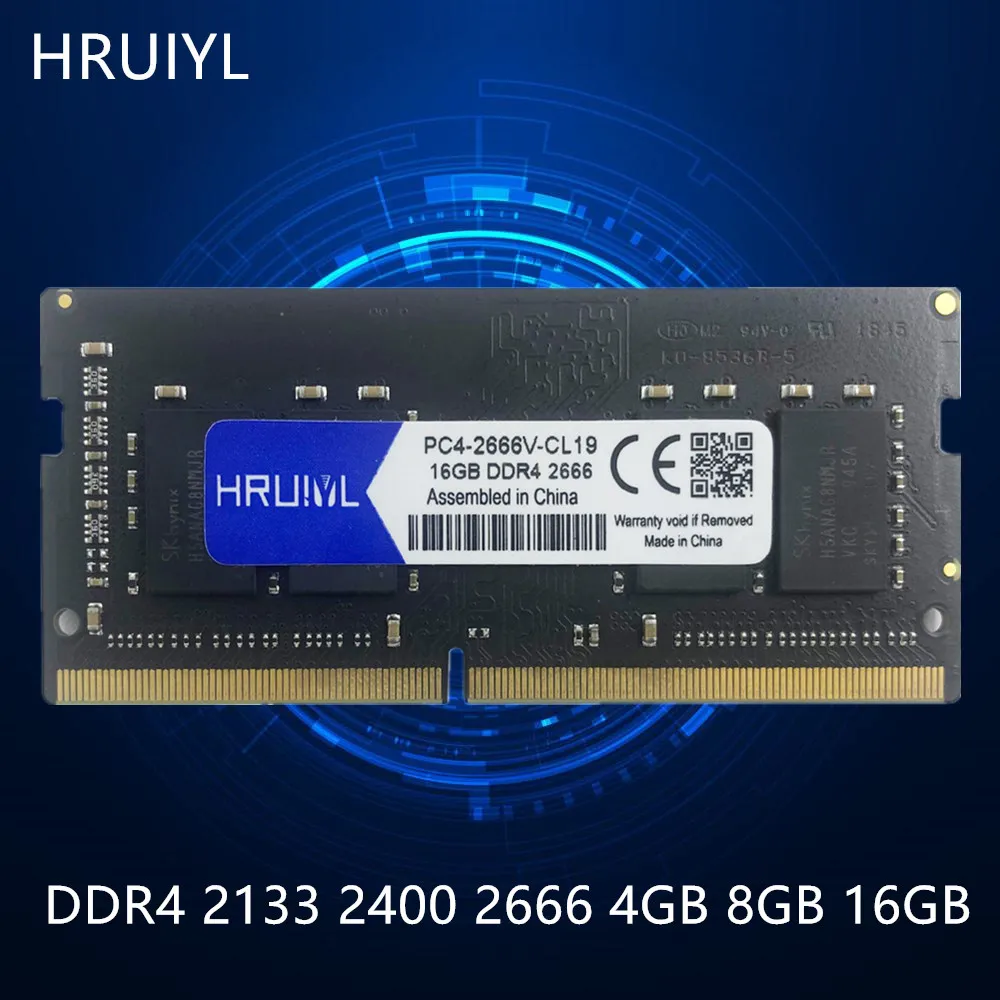 HRUIYL Notebook-uri de Memorie DDR4 2666MHZ 16GB 8G 4G 2400 2133 MHZ sodimm PC4 17000S 19200S 2666V 260Pin Laptop Memoria Bastoane0