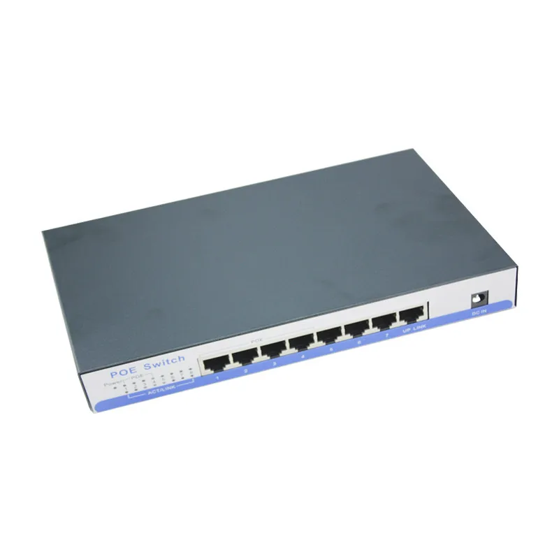 HY02 8 port 10/100Mbps Switch POE 4port POE și 4port Uplink Total de Putere de 65W AP wireless camera IP de rețea de la distanță echipamente0
