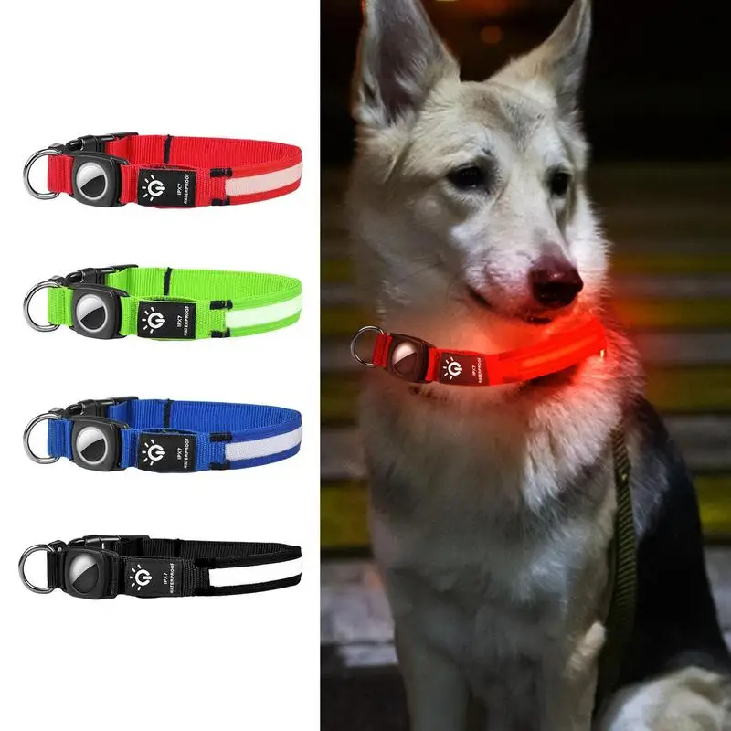 LED-uri Stralucitoare Câine Guler Cu USB baterie Reîncărcabilă de Înaltă Vizibilitate animale de Companie Stralucitoare Clipește Colier Guler Pentru Exterior Noapte Siguranței Alimentare0