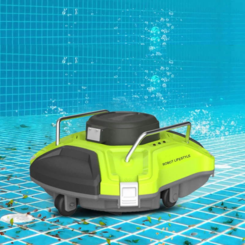 Mini Piscina Robot Aspirator cu Vid, Echipamente de Curățare Automată 2 Ore Timp de Lucru 5000mAh Mare de Aspirare Datorez Auto-parcare0