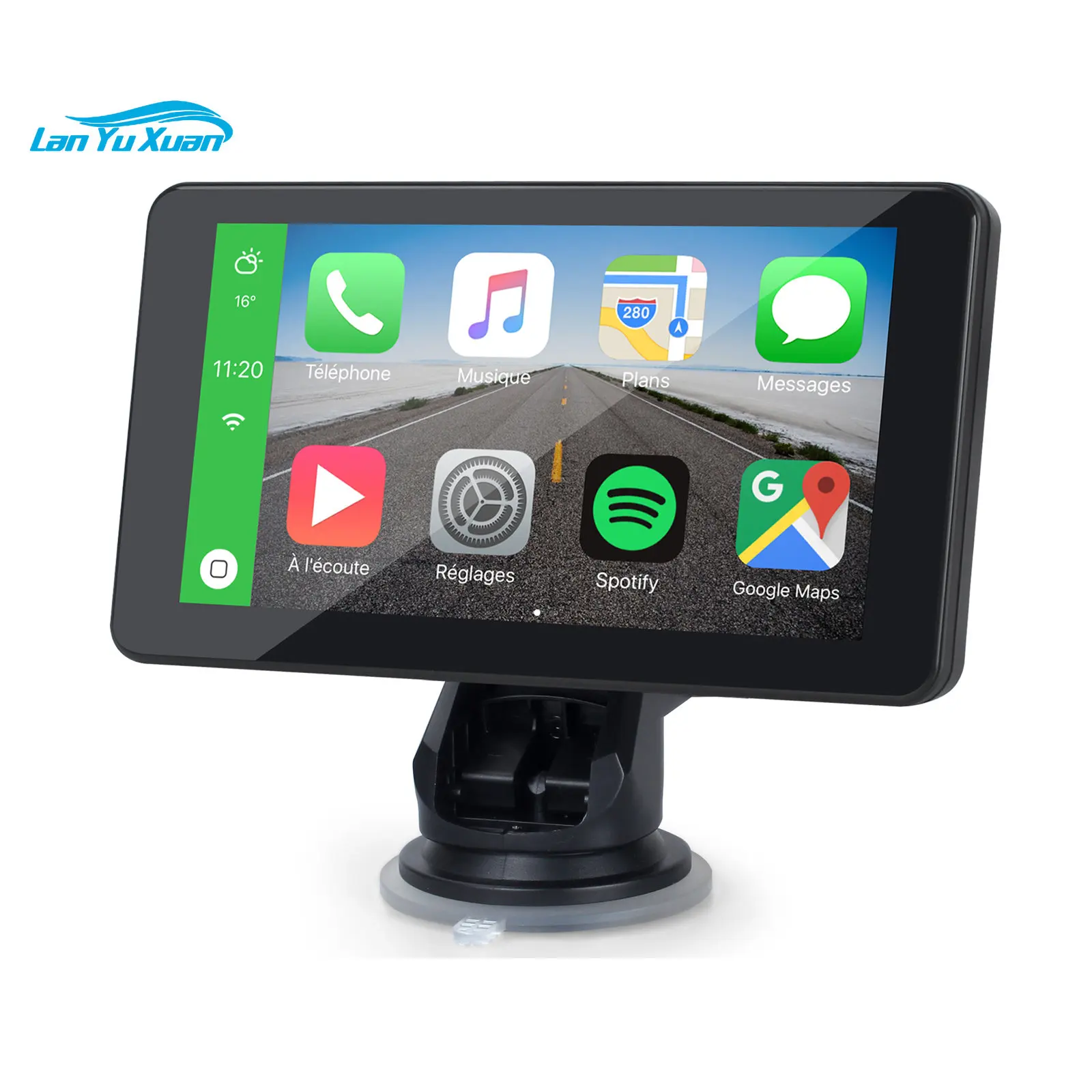 Multi language 7inch universal hd touch ecran camion inversă ai cutie G-senzor portabil carplay0
