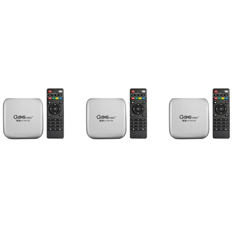 Noi 3X Q96 Mini Plus Tv Box 5G + Wifi Smart Tv Box Amlogic S905W 4 Core 64Bit 4Gb + 32Gb Wifi Player Media UE Plug0
