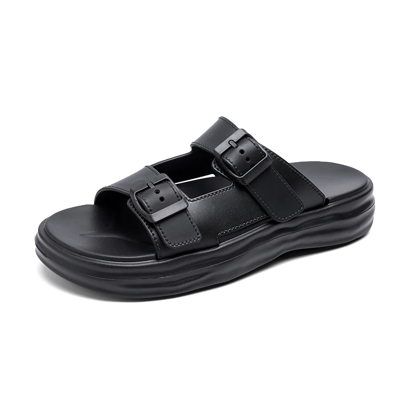 Noua Moda Simplu de Vară pentru Bărbați Papuci de casă în aer liber de Înaltă Calitate, EVA Sandale Confortabile Fund Gros Papuci de Culoare Solidă pentru Bărbați0