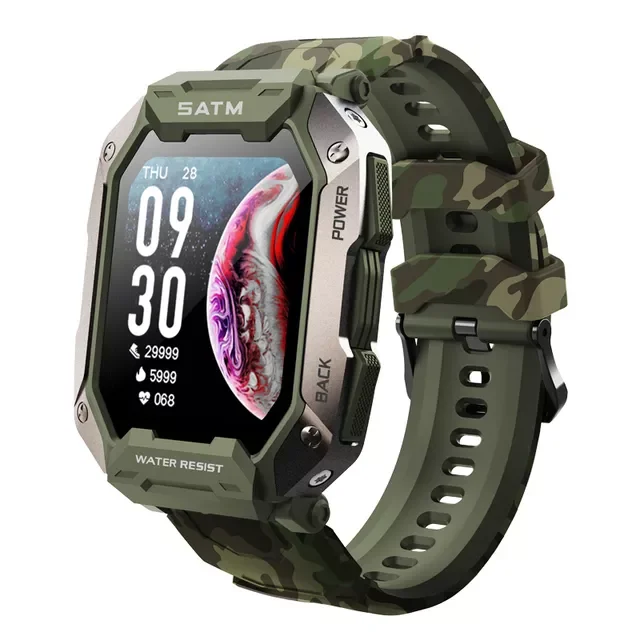 Noul Smartwatch Bărbați rezistent la apa 5ATM 1.71 Inch HD Profesionale în aer liber, Ceas Inteligent Om Pentru Înot Ceasuri Pentru Android IOS0