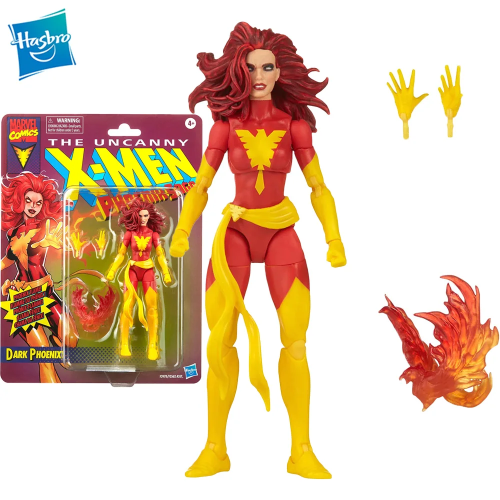 Original Hasbro Marvel Legends X-Men Classic Dark Phoenix 6-Inch Figurina De Colectie Model De Jucărie Cadou 3 Accesorii F39780
