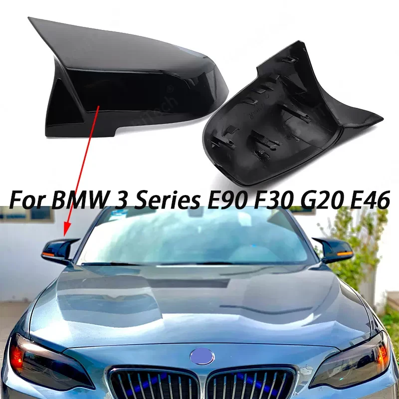 Pentru BMW E90 F30 G20 E46 E91 E92 E93 F31 BlackM4 Oglinda Retrovizoare Acoperă Oglinda Laterala Capac din Fibra de Carbon Model Accesorii Auto 2PS0