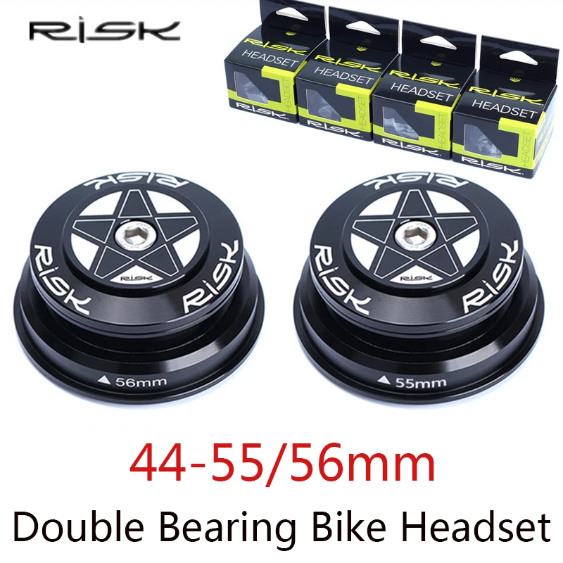 Risc Dublu Rulment 44-55/56mm cu Bicicleta de Munte MTB Biciclete Rutier Tub Drept/Conice Furculita Cască de Aluminiu Castron Grup0