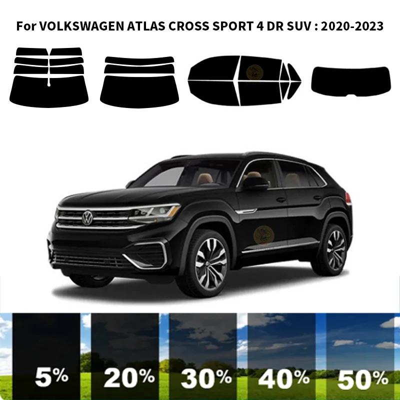 Structuri nanoceramics masina UV Fereastră Tentă Kit Fereastră de Film Auto Pentru VOLKSWAGEN ATLAS CROSS SPORT 4 DR SUV 2020-20230