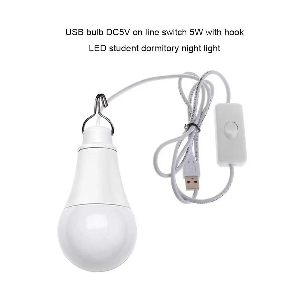 USB Bec Lumina cu Cârlig Reglabil Durabil Felinare de Urgență Lampă de Noapte0