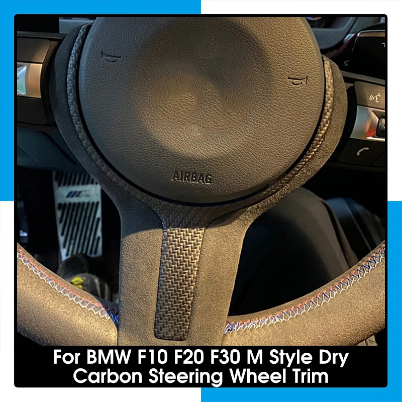 Uscat Fibra de Carbon Volan Tapiterie Pentru BMW M Sport Volan Upgrade pentru BMW F10 F20 F30 F32 F34 F48 F25 F260