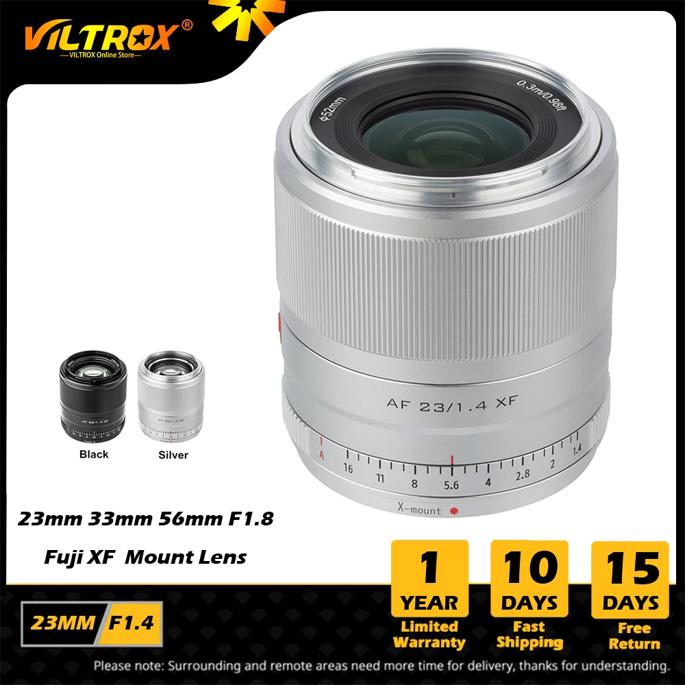 VILTROX 23 mm F1.4 AF Focalizare Automată Obiectiv APS-C Mare Obiectiv cu Diafragma pentru Fujifilm Fuji Obiectiv X-Mount X-T3 X H1 X-T30 X-T20 Lentilă aparat de Fotografiat0