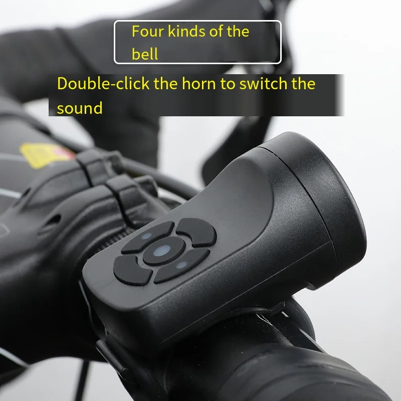 ZK30 Biciclete Electronice Corn de Siguranță USB Reîncărcabilă Claxon Bicicleta Ghidon semnal de Alarmă Reîncărcabile Biciclete de Echitatie Dotari0