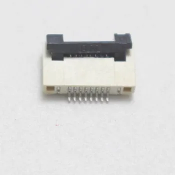 100buc/lot 0,5 mm-8P Jos Clapetă Conector FFC FPC 0.5 mm Pas Opt Pin/mod Flexibil Plat prin Cablu Conector