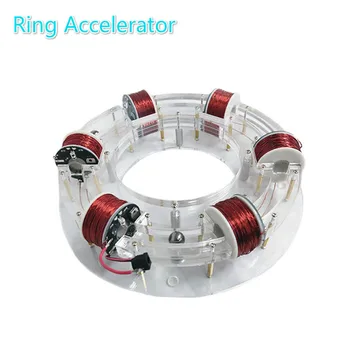 Inel Accelerator Ciclotron Jucarie High-tech Model Fizic Diy Kit de Copii Cadou Jucarii