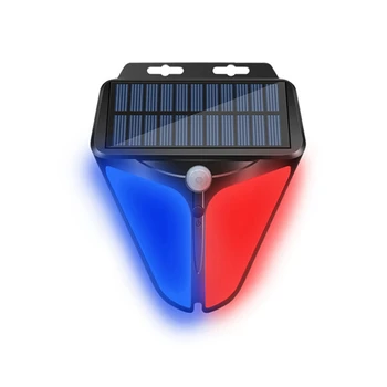Wireless Solar Alimentat De Alarmă Corpul Uman Senzor De Lumină Senzor De Alarma Pentru Exterior Avertizare