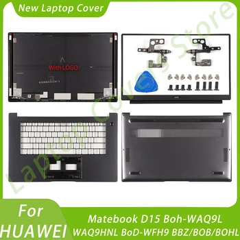 Noul Laptop Huse Pentru Huawei Matebook D15 Boh-WAQ9L BoDE-WFE9 BoF-16 Bob LCD Înapoi Capacul cadrul Frontal Inferior Caz, partea de Sus din Spate a Capacului Gra