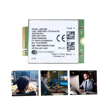 L830-EB placa WIFI+2XAntenna 4G LTE L830 L35286-005 Modulul LTE Cat6 300Mbps pentru HP 640 650 840 G5 846 850 G6 X360 830