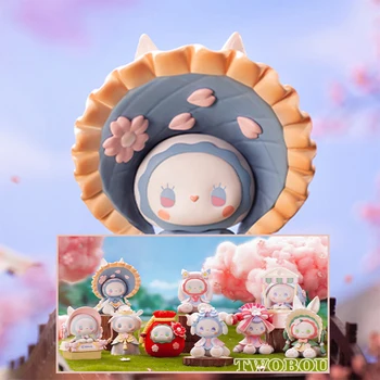Emma secret forest flori de cires seria 4 orb caseta de jucărie personaj anime papusa cutia misterelor kawaii model pentru fete, cadou de ziua de nastere
