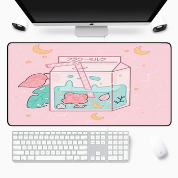 Mare Mousepad Roz Mouse-ul Mat de Moda Laptop Notebook Birou Mat Gamer Drăguț Kawaii XXL Setup de Jocuri Decor Mouse Pad Vinde Fierbinte