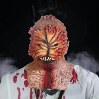 Ultimul dintre Noi Zombie Masca de bal Mascat Cosplay Monster Figura Anime Latex Rimel Cap Gluga de Groază Costume de Halloween pentru Barbati