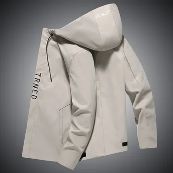 Confortabil si Respirabil 2023 Bărbați Moda casual de Primavara Toamna Noua Fierbinte de vânzare jachete Barbati Subțire Moda pentru Tineri Jacheta cu Gluga