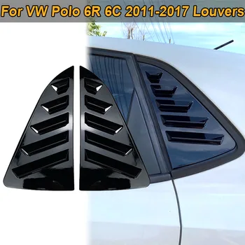 2 BUC Fereastra din Spate Obturatorului Fantele Trimestru Partea Autocolant Trim Cove Aerisire Pentru Volkswagen VW Polo 6R 6C 2011-2017 Accesorii Auto