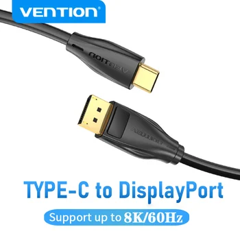 Intervenție USB-C a DP 1.4 Cablu 8K 60Hz Tip C pentru DisplayPort Cablu Convertor pentru Lenovo MacBook Pro TV Monitor Tip-C a DP Cablu