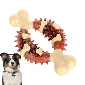 Câine Os De Jucărie Non Toxice Musca Rezistență Catelus Jucarii Papusa Simulare Mici Câini De Talie Mare Dentitie Jucarii De Animale De Companie Mesteca Dentară Produse Pentru Animale De Companie