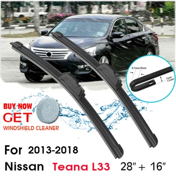 Masina Lamela Ferestrei Din Față, Parbriz Cauciuc Silicon Refill Ștergătoarele Pentru Nissan Teana L33 2013-2018 28